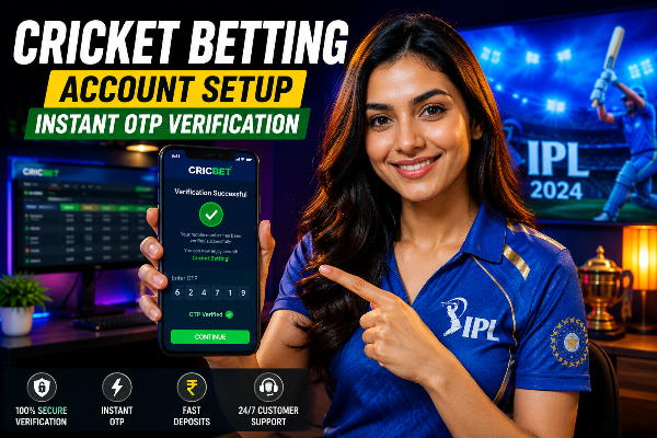 Cricket betting account setup guide