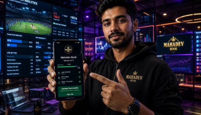 Tech-driven gaming hub in neon glow